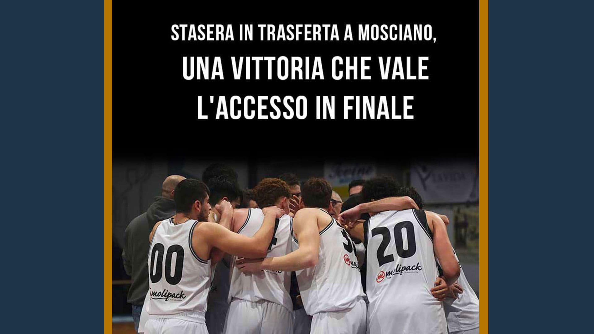 L'AIR TERMOLI IN TRASFERTA A MOSCIANO, UNA VITTORIA VALE LA FINALE